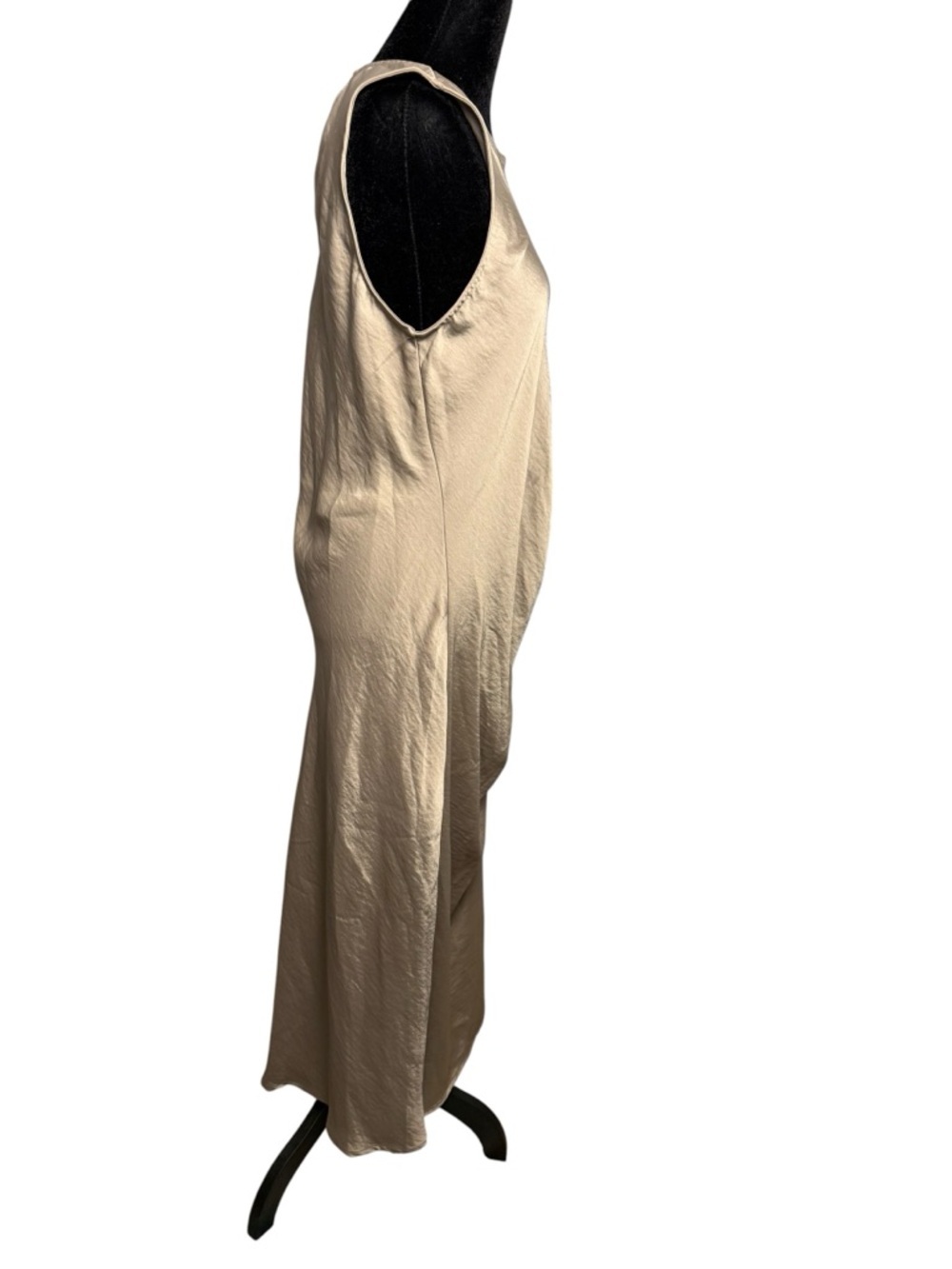 House of Harlow 1960 Champagne Ruched Formal Gala Maxi Dress - Large - Picture 6 of 11